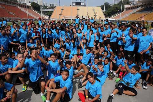 Os Festivais da HURRA! são encontros esportivos e sócio-educativos para todos os alunos do Projeto Rugby Cidadão / Foto: Divulgação